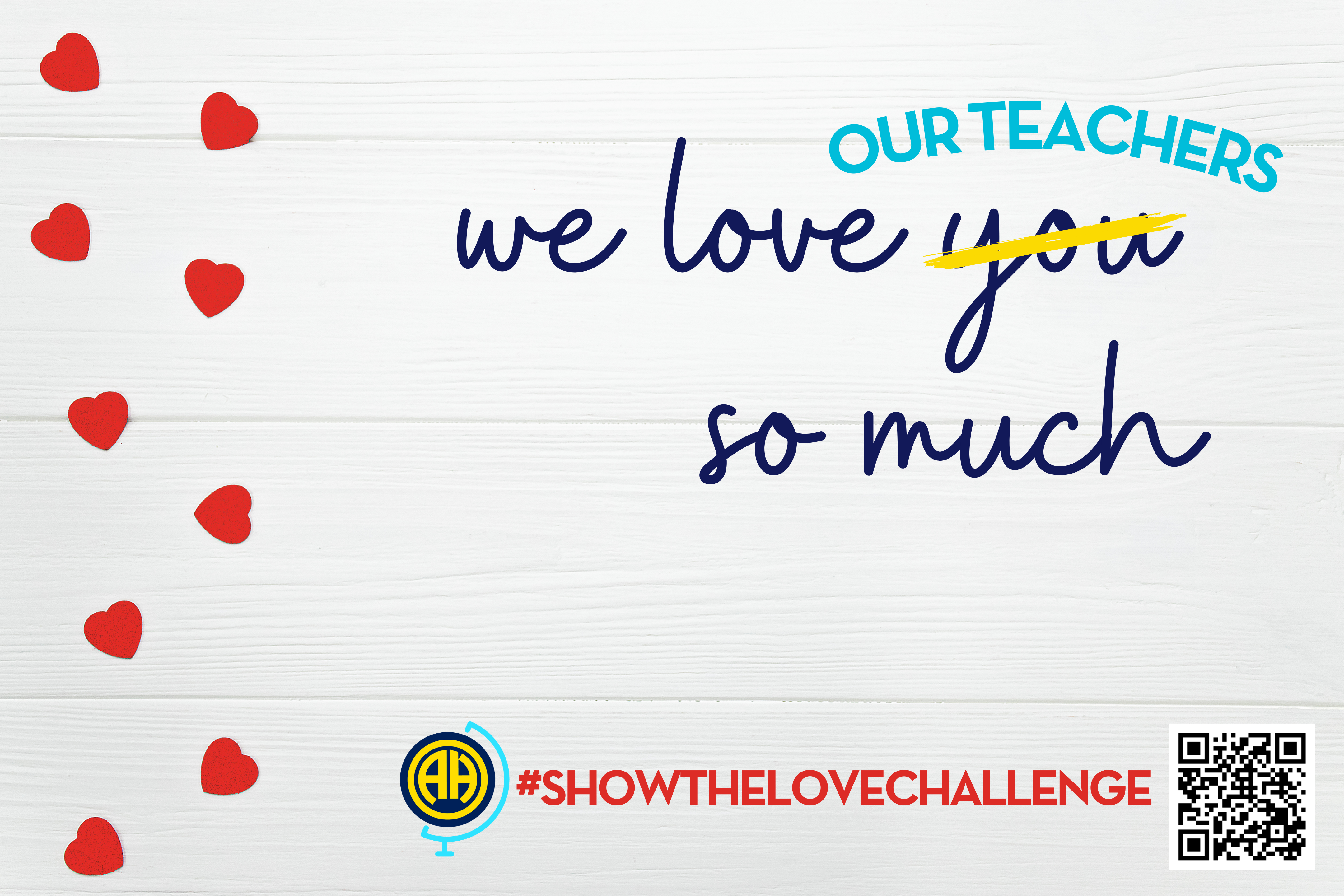 Show your love backdrop